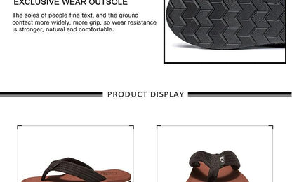 Summer Men Flip Flops High Quality Comfortable Beach Sandals Shoes for Men Male Slippers Plus Size 48 49 50 Casual Shoes - petguardiansupplies