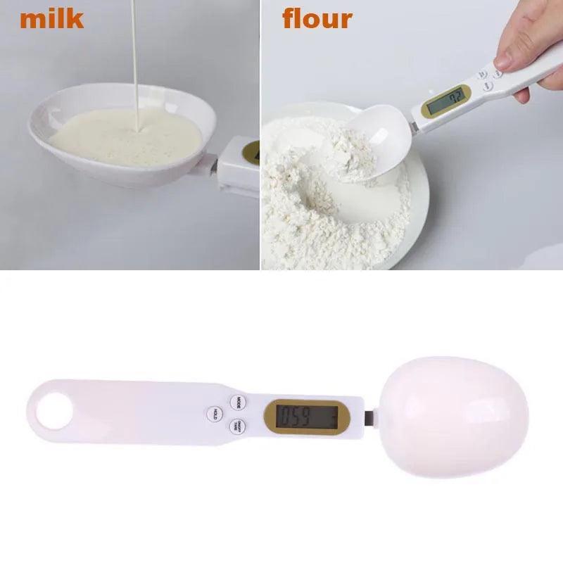 500g/0.1g Portable LCD Digital Kitchen Scale Measuring Spoon Gram Electronic Spoon Weight Volumn Food Scale New High Quality - petguardiansupplies