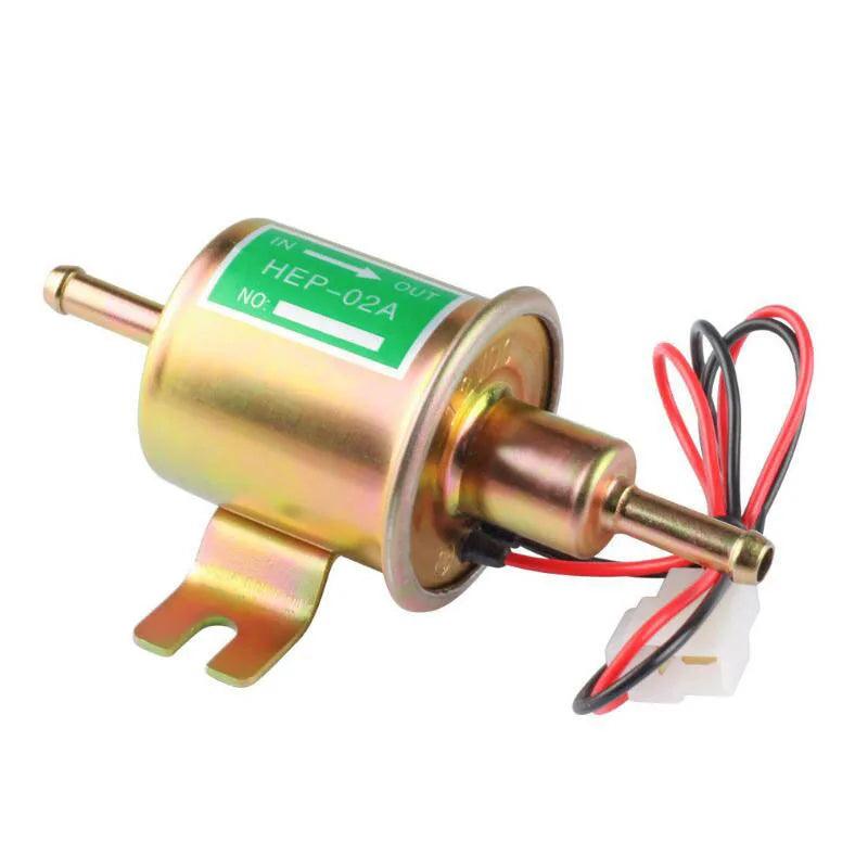 Electric Petrol Pump HEP-02A DC 12V 24V Fuel Pump Low Pressure Car Diesel Gas Pump For Motorcycle TOYOTA Ford Yanmar NISSAN ATV - petguardiansupplies