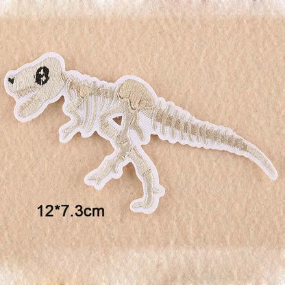 Dinosaur Jurassic Park Embroidered Iron On Clothes Patch For Clothing Stickers Garment Apparel Accessories - petguardiansupplies