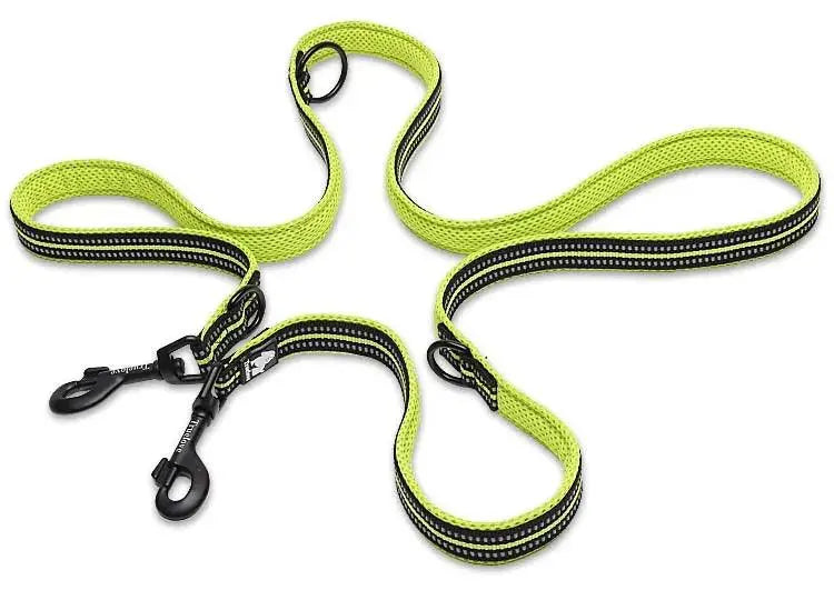 Truelove 7 In 1 Multi-Function Adjustable Dog Lead Hand Free Pet Training Leash Reflective Multi-Purpose Dog Leash Walk 2 Dogs - petguardiansupplies