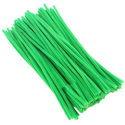 50Pcs 30cm Colorful Chenille Stems Pipe Cleaners For Diy Kids Diy Plush Educational Toys Handmade Art Crafts Supplies - petguardiansupplies