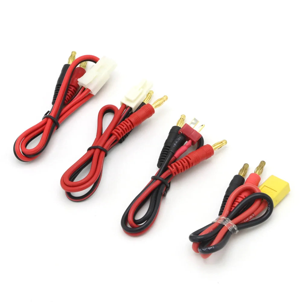 RC Connector Cable T plug Deans Connector to Banana Tamiya Plug to Banana for IMAX B6 B6AC B8 Chargers - petguardiansupplies