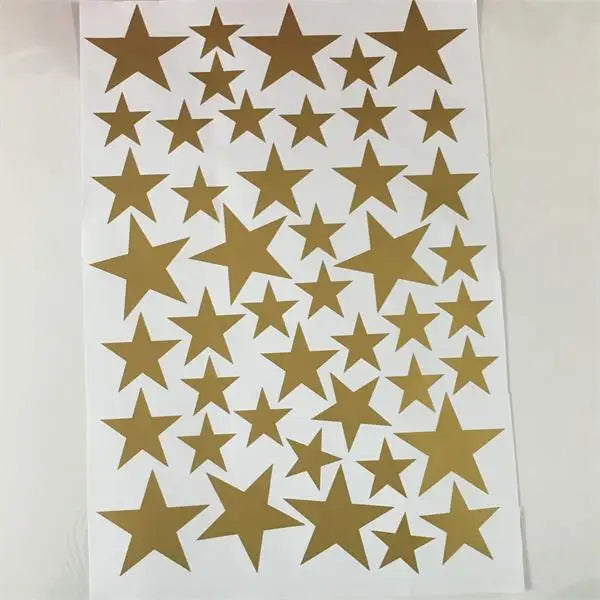 New 45/24pcs Cartoon Starry Wall Stickers For Kids Rooms Home Decor Little Stars Wall Decals Baby Nursery DIY Vinyl Art Mural - petguardiansupplies