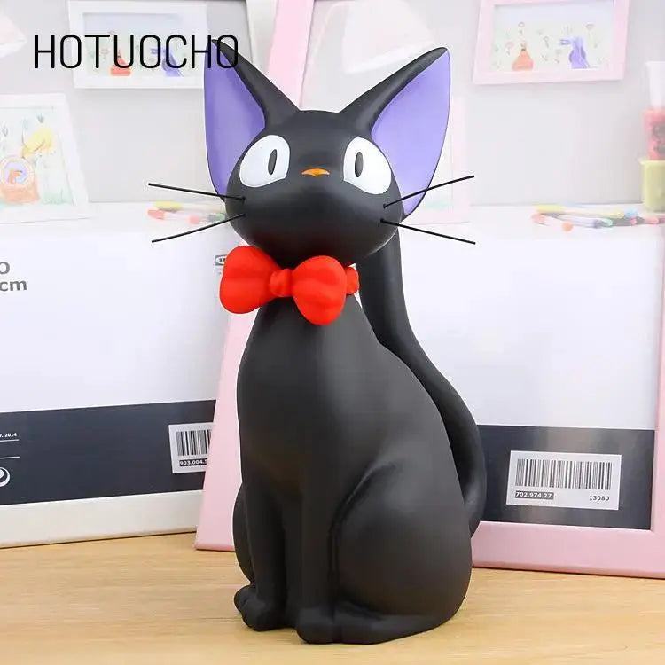 Hotuocho Black Cat Saving Box Animal Figurines Money Box Animal Coin Bank Home Decor Modern Style Piggy Bank Figurines Kids Gift - petguardiansupplies