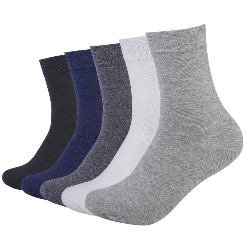 HSS 5pairs/lot High Quality Men Cotton Socks New Casual Business Summer Thin Black Socks Deodorant Breathable Man Long Sock - petguardiansupplies