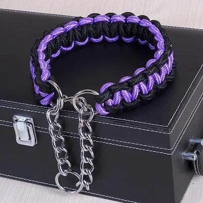 High Quality Upgraded color collar Large Dog German Shepherd walk the dog P chain necklet Pet For Medium and large Dogs - petguardiansupplies