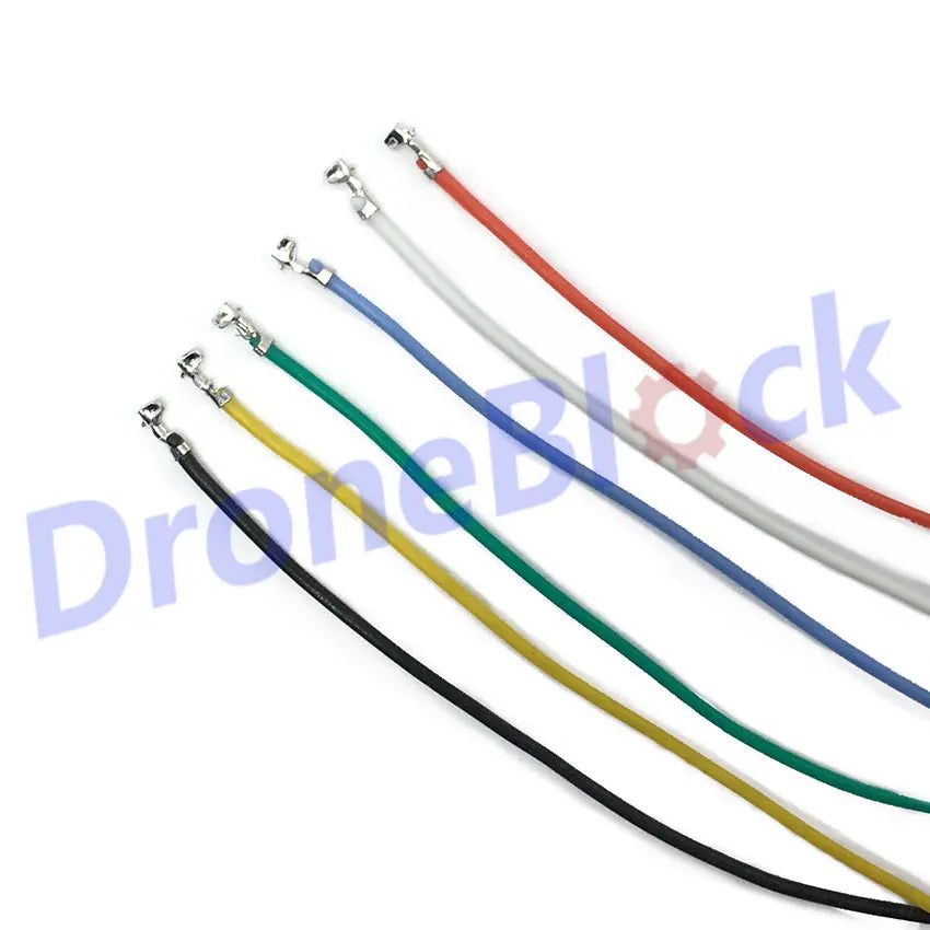 24Pcs JST GH 1.25 Pre-crimped Cables 6 colors Pixhawk2 Pixhack Pixracer Pixhawk4 PXFmini GPS Telemetry OSD Silicone Wire 200mm - petguardiansupplies