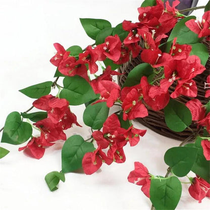 10pcs Silk Bougainvillea Glabra Artificial Climbing bougainvillea spectabilis 30.71" six colors for Wedding Centerpieces - petguardiansupplies