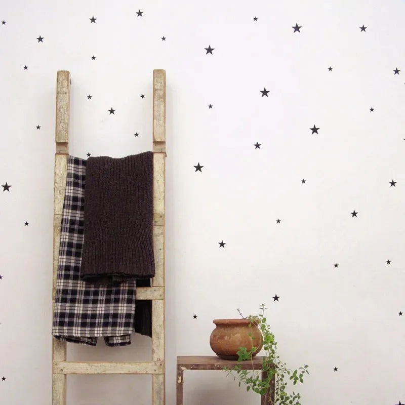 New 45/24pcs Cartoon Starry Wall Stickers For Kids Rooms Home Decor Little Stars Wall Decals Baby Nursery DIY Vinyl Art Mural - petguardiansupplies