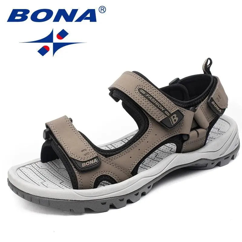 BONA New Classics Style Men Sandals Outdoor Walking Summer Shoes Anti-Slippery Beach Shoes Men Comfortable Soft Free Shipping - petguardiansupplies