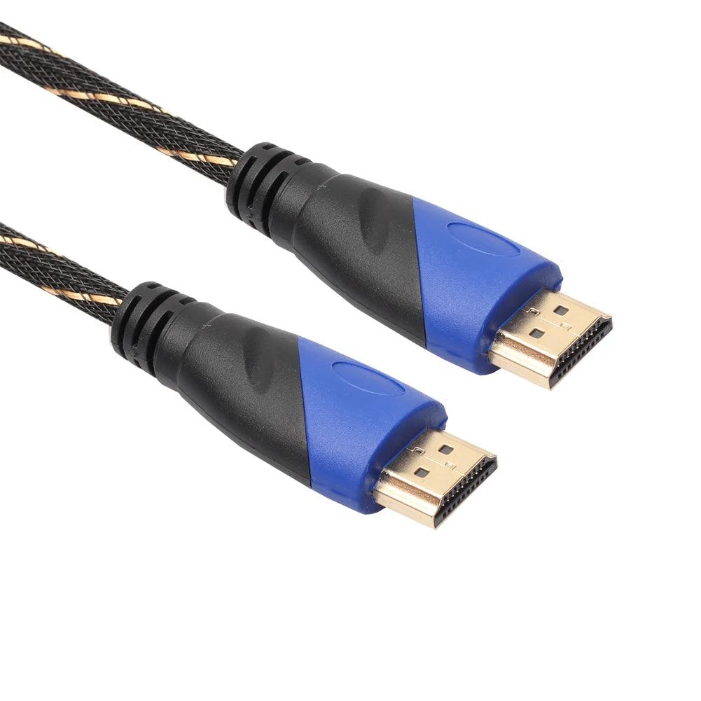 10m/15m Long HDMI-compatible 1.4 Cable AV 1080P HD 3D Gold Plated Connection New Braided Male cables for PS3 Xbox HDTV - petguardiansupplies