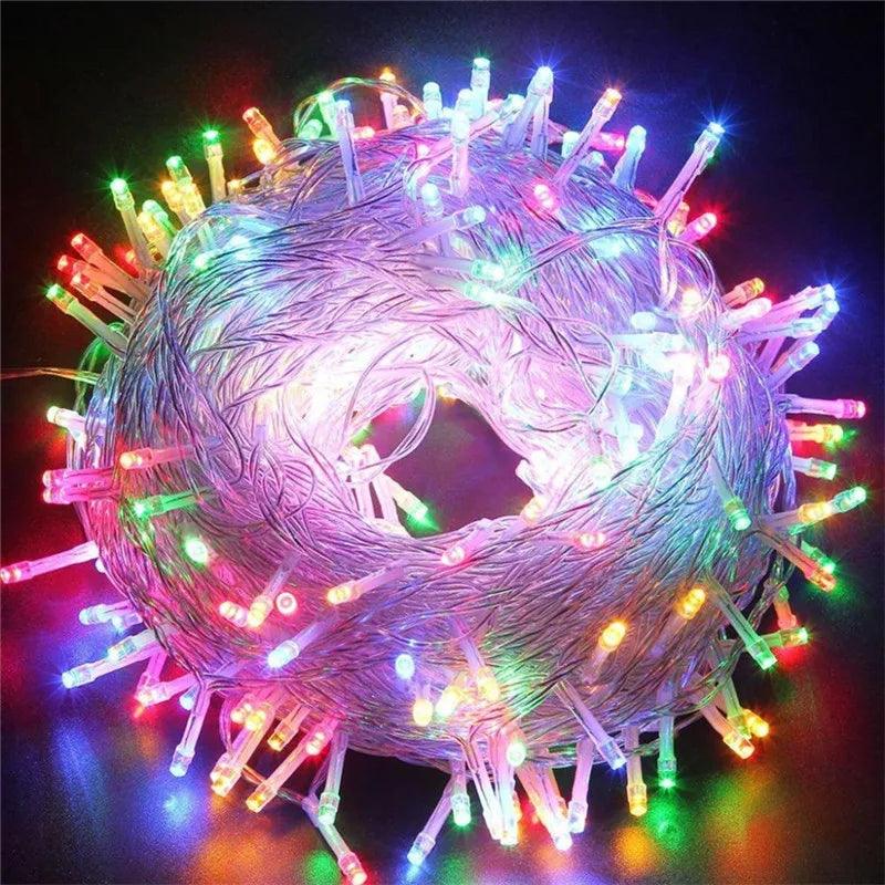 Novelty 600 Leds 100M Flasher String Lighting For Outdoor/ Indoor Wedding Party Christmas Tree Twinkle Fairy Decoration Lights - petguardiansupplies