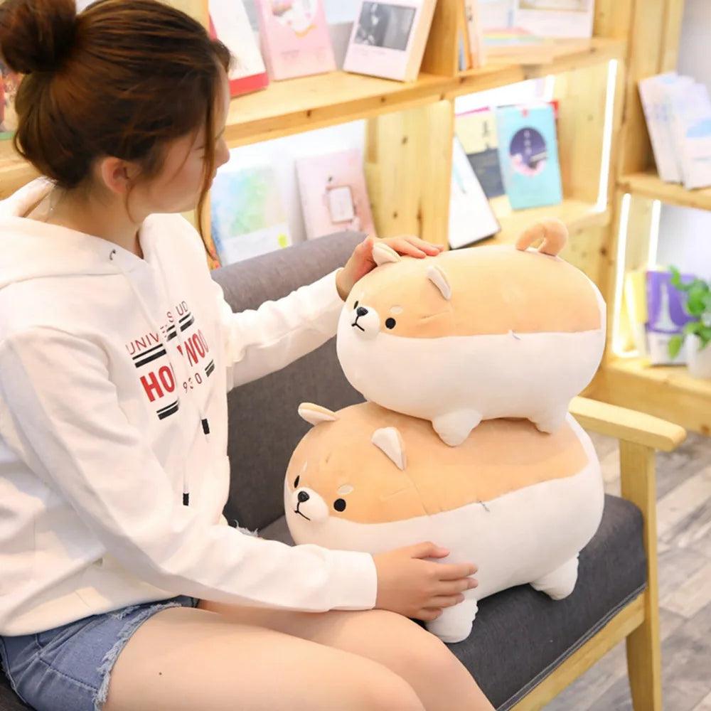 New 40/50cm Cute Shiba Inu Dog Plush Toy Stuffed Soft Animal Corgi Chai Pillow Christmas Gift for Kids Kawaii Valentine Present - petguardiansupplies