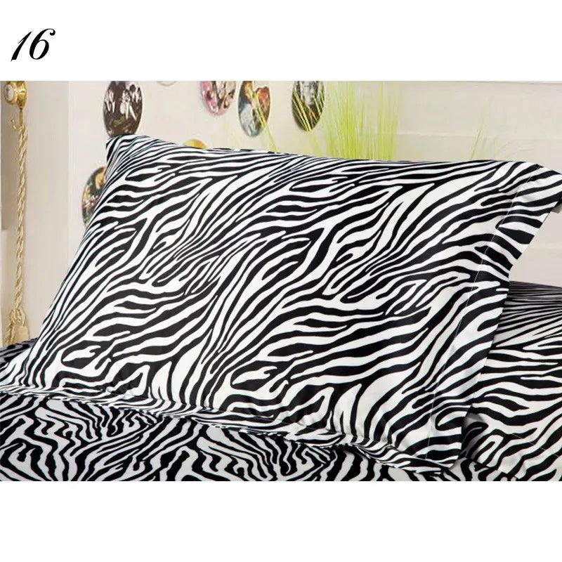 1pc Pure Emulation Silk Satin Pillowcase Single Pillow Cover Multicolor 48*74cm - petguardiansupplies