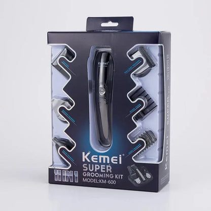 Kemei Hair Clipper Barber Hair Trimmer Electric Clipper Razor Shaver Beard Trimmer Men Shaving Machine Cutting Nose Trimmer - petguardiansupplies