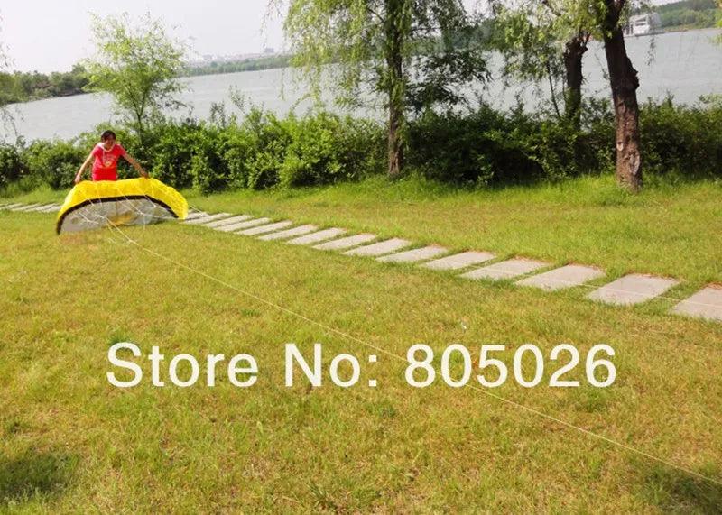 free shipping 2.5m dual Line Stunt power Kite soft kite Parafoil kite surf flying outdoor fun sports kites kiteboard factory koi - petguardiansupplies