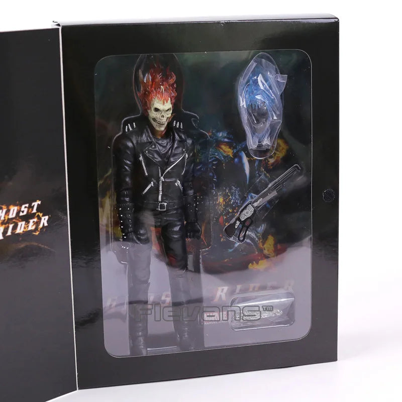 Ghost Rider Johnny Blaze PVC Action Figure Collectible Model Toy - petguardiansupplies