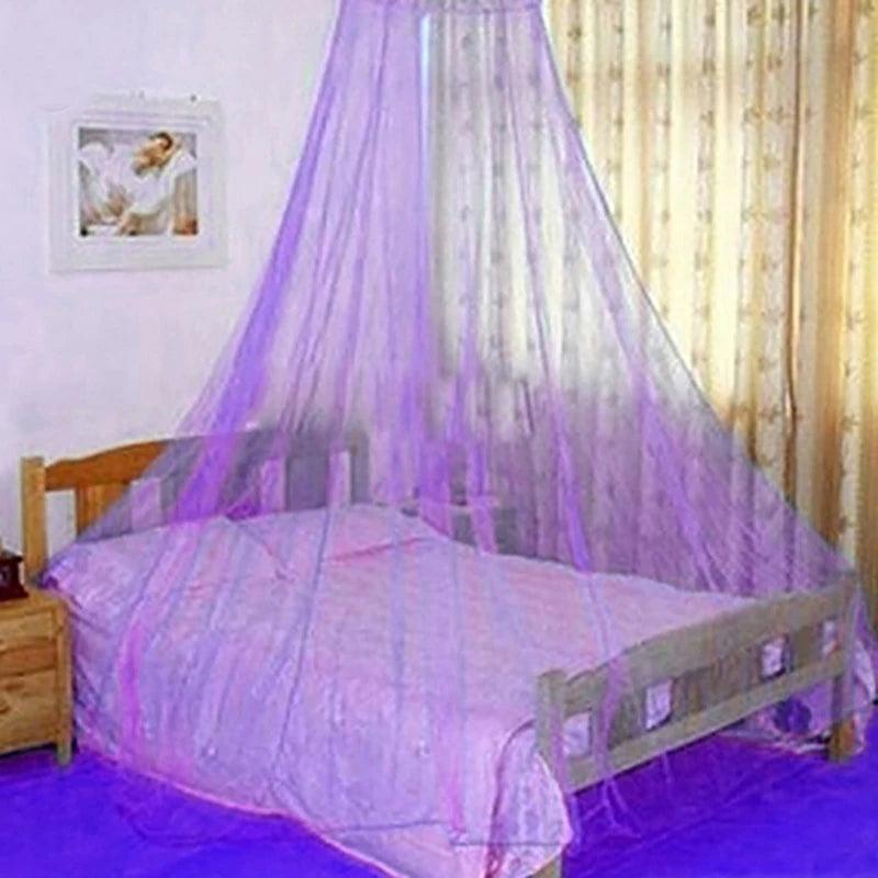 Elegant Lace Insect Bed Canopy Netting Curtain Round Dome Mosquito Net Bedding - petguardiansupplies