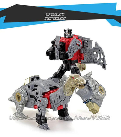 Haizhixing 5 IN 1 Transformation Robot Car Toys Anime Devastator Aircraft Tank Model KO Boys Truck Collection Kid Adult Gift - petguardiansupplies