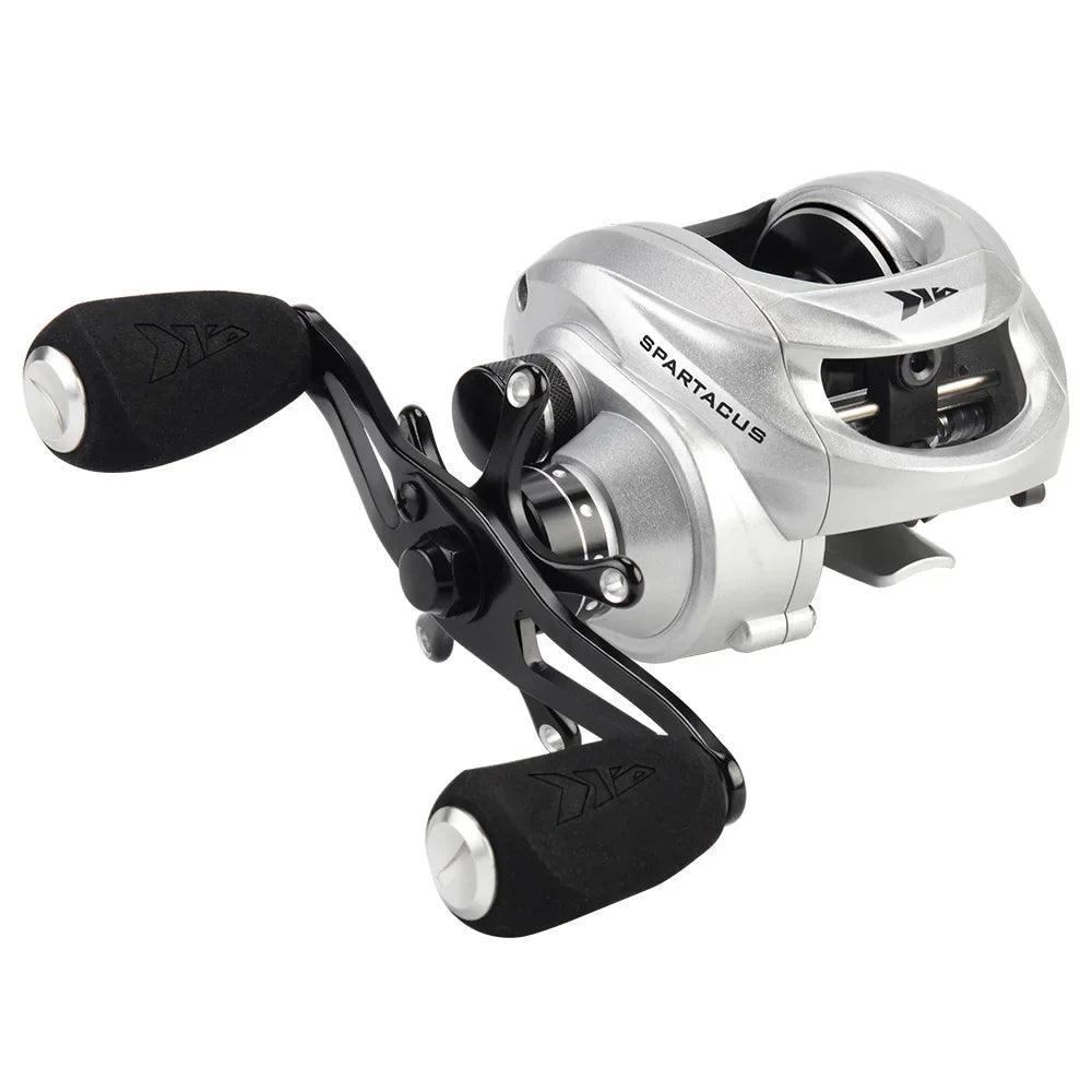 KastKing Spartacus Baitcasting Reel Dual Brake System Reel 8KG Max Drag 11+1 BBs 6.3:1 High Speed Fishing Reel - petguardiansupplies