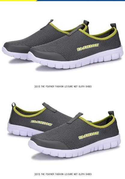 Men Shoes 2020 Summer Sneakers Comfortable Casual Shoes Mesh Breathable Sneakers For Men Footwear Plus Size 38-46 - petguardiansupplies