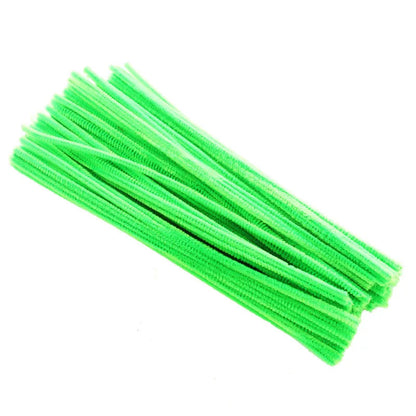 50Pcs 30cm Colorful Chenille Stems Pipe Cleaners For Diy Kids Diy Plush Educational Toys Handmade Art Crafts Supplies - petguardiansupplies