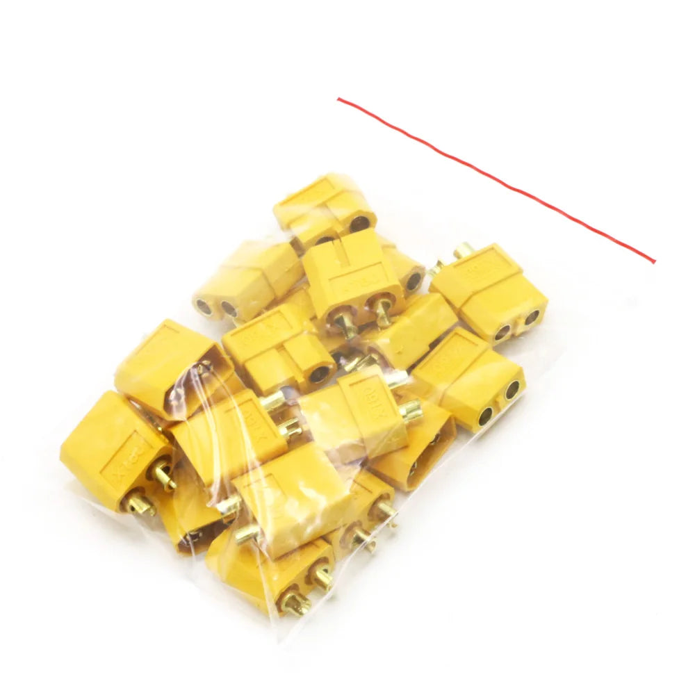 10 / 20pcs XT60 XT30 XT90 T Plug Male Female Bullet Connectors Plug (5/10 pair) For RC Quadcopter FPV Racing Drone Lipo Battery - petguardiansupplies