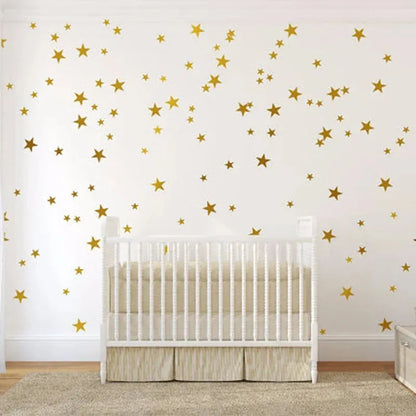 New 45/24pcs Cartoon Starry Wall Stickers For Kids Rooms Home Decor Little Stars Wall Decals Baby Nursery DIY Vinyl Art Mural - petguardiansupplies