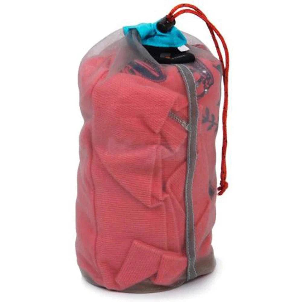 Portable Travel Camping Sports Ultralight Mesh Storage Bag Stuff Sack Drawstring Outdoor Camping Travel Storage Bag Outdoor Tool - petguardiansupplies