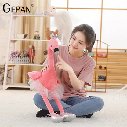 1pc Beautiful Skirt Swan White&Pink Color Super Lovely Animal Stuffed&Plush Baby Cotton Toys Party Doll For Children Girls Kids - petguardiansupplies