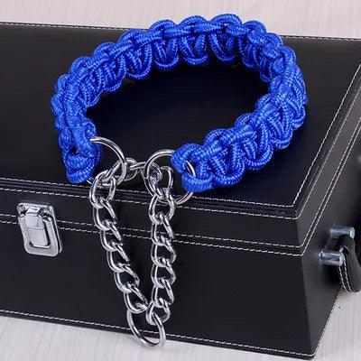 High Quality Upgraded color collar Large Dog German Shepherd walk the dog P chain necklet Pet For Medium and large Dogs - petguardiansupplies