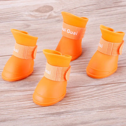 Hot Sale Summer Pet Dog Shoes Waterproof Pet Rain Shoes for Dog Puppy Rubber Boots Durable Shoes - petguardiansupplies