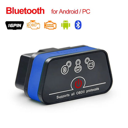 Vgate Icar2 Bluetooth-compatible/Wifi OBD2 Diagnostic Tool ELM327 OBD2 Scanner Mini ELM 327 WiFi for Android/IOS/PC Code Reader - petguardiansupplies