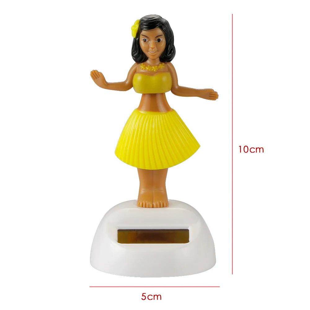 Car Ornament Automobiles Decoration Dancing Hula Girl Swinging Bobble Toy Gifts Auto Interior Home Decor Solar Girls Accessories - petguardiansupplies