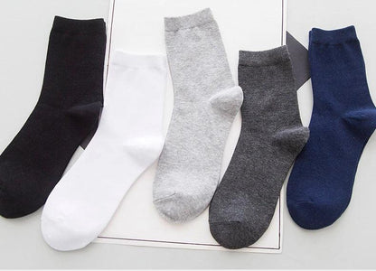 HSS 5pairs/lot High Quality Men Cotton Socks New Casual Business Summer Thin Black Socks Deodorant Breathable Man Long Sock - petguardiansupplies