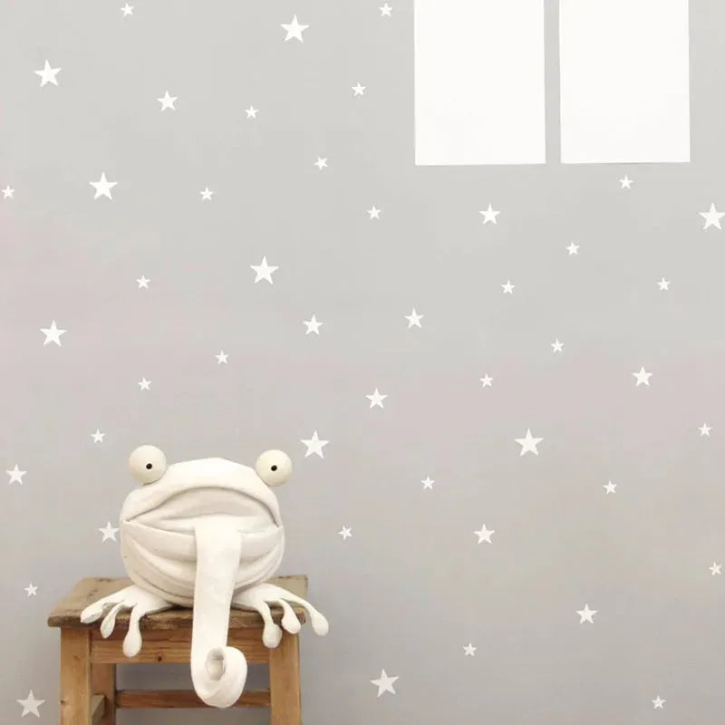 New 45/24pcs Cartoon Starry Wall Stickers For Kids Rooms Home Decor Little Stars Wall Decals Baby Nursery DIY Vinyl Art Mural - petguardiansupplies