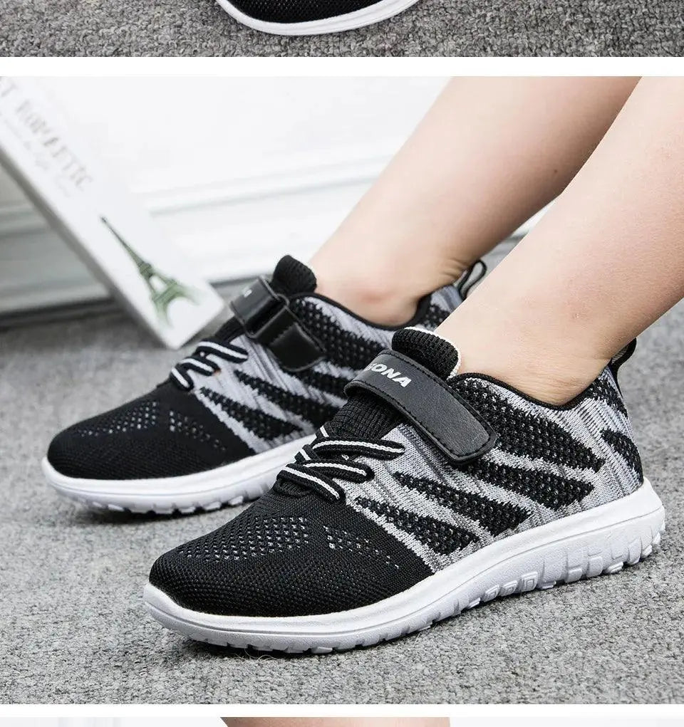 BONA New Arrival Popular Style Children Casual Shoes Mesh Sneakers Boys & Girls Flat Child Running Shoes Light Fast Free Shippin - petguardiansupplies