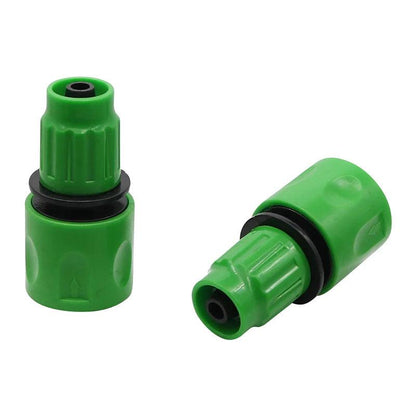 One-Way Quick Connector Connection 3/8" Hose Garden Watering Hose Connector Gardening Tools and Equipment Agriculture Tools 1 Pc - petguardiansupplies