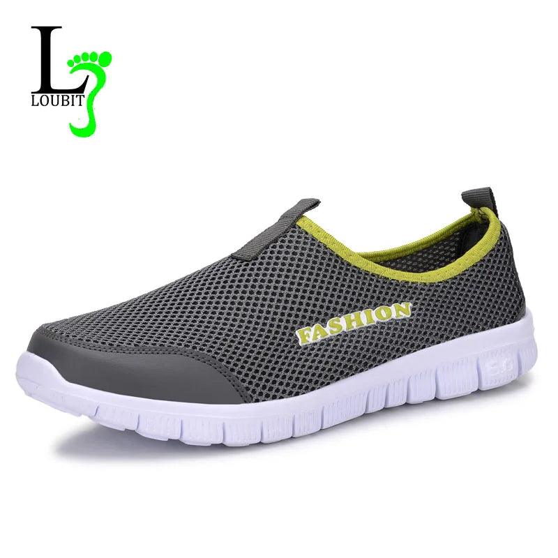 Men Shoes 2020 Summer Sneakers Comfortable Casual Shoes Mesh Breathable Sneakers For Men Footwear Plus Size 38-46 - petguardiansupplies