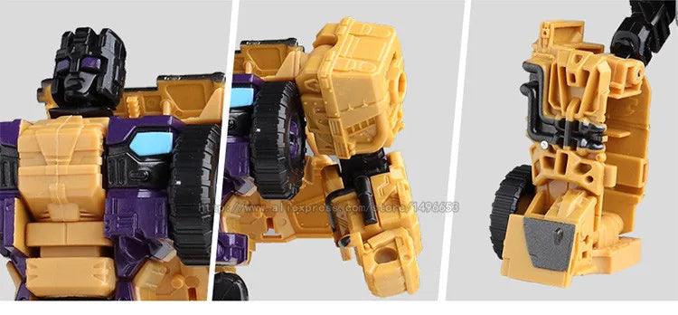 Haizhixing 5 IN 1 Transformation Robot Car Toys Anime Devastator Aircraft Tank Model KO Boys Truck Collection Kid Adult Gift - petguardiansupplies