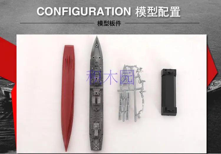 4D Assembled Ship Model Liaoning Battleship Modern Class Battleship Aircraft Carrier Model Military Warship Model Toy - petguardiansupplies