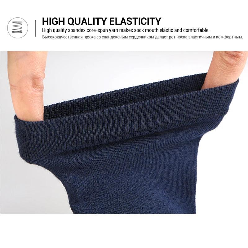 HSS 5pairs/lot High Quality Men Cotton Socks New Casual Business Summer Thin Black Socks Deodorant Breathable Man Long Sock - petguardiansupplies