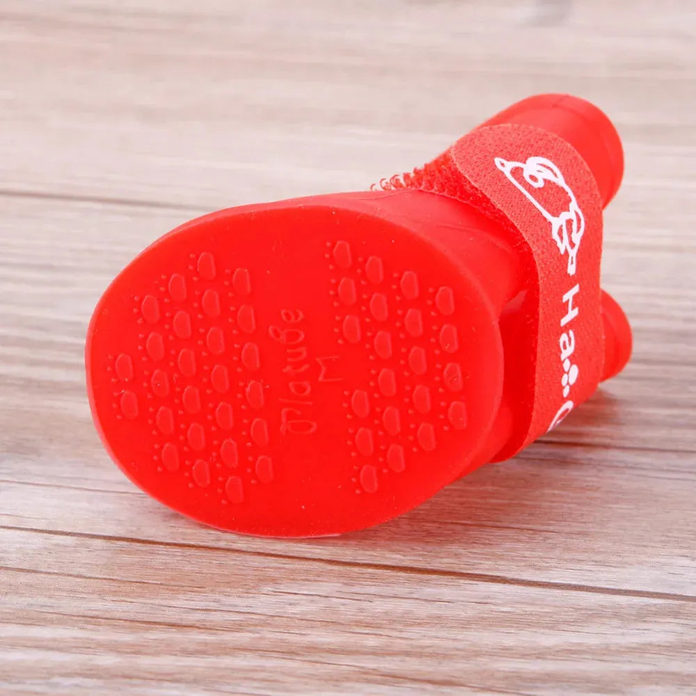 Hot Sale Summer Pet Dog Shoes Waterproof Pet Rain Shoes for Dog Puppy Rubber Boots Durable Shoes - petguardiansupplies