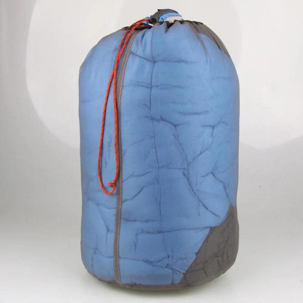 Portable Travel Camping Sports Ultralight Mesh Storage Bag Stuff Sack Drawstring Outdoor Camping Travel Storage Bag Outdoor Tool - petguardiansupplies