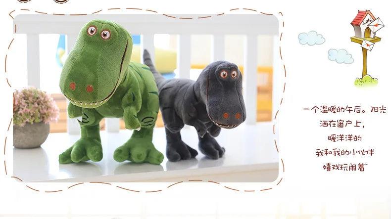 1pc 40-100cm New Dinosaur Plush Toys Cartoon Tyrannosaurus Cute Stuffed Toy Dolls for Halloween Christmas Birthday Gift - petguardiansupplies