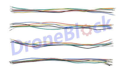 24Pcs JST GH 1.25 Pre-crimped Cables 6 colors Pixhawk2 Pixhack Pixracer Pixhawk4 PXFmini GPS Telemetry OSD Silicone Wire 200mm - petguardiansupplies