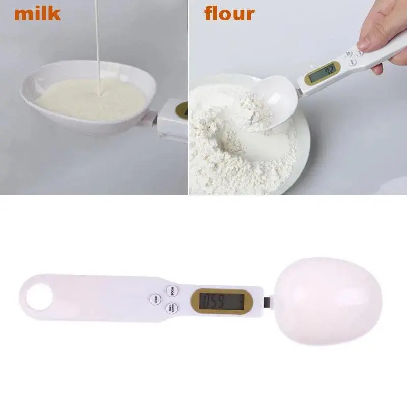 500g/0.1g LCD Display Digital Kitchen Measuring Spoon Electronic Digital Spoon Scale Mini Kitchen Scales Baking Supplies - petguardiansupplies