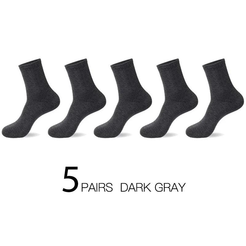 HSS 5pairs/lot High Quality Men Cotton Socks New Casual Business Summer Thin Black Socks Deodorant Breathable Man Long Sock - petguardiansupplies