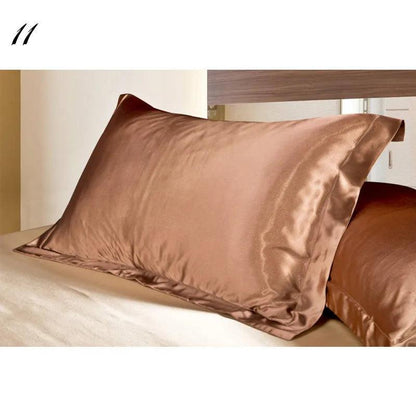 1pc Pure Emulation Silk Satin Pillowcase Single Pillow Cover Multicolor 48*74cm - petguardiansupplies